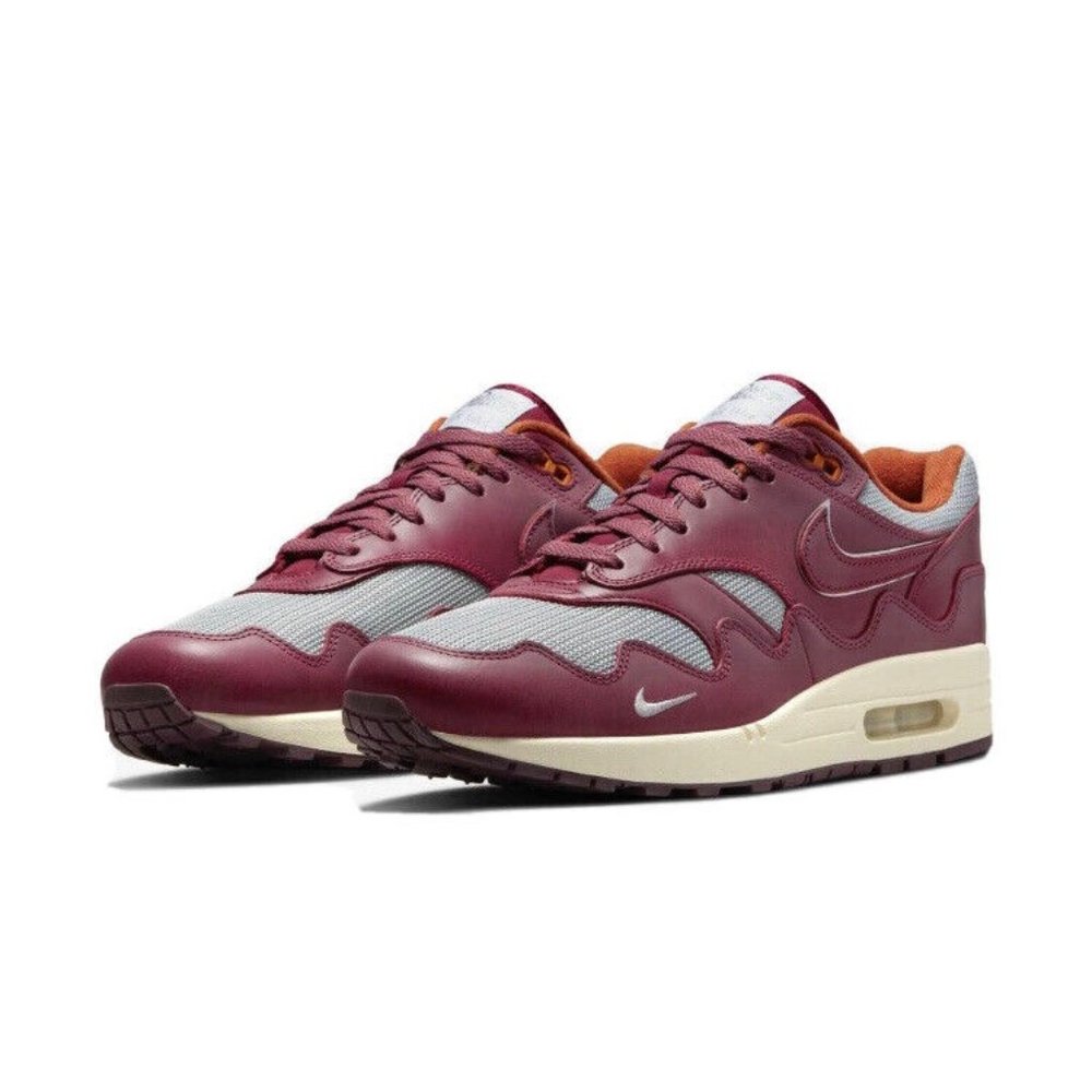 Nike Air Max 1 Patta Waves Rush Maroon W/Bracelet D09549-001 Men’s Sz 12 NEW